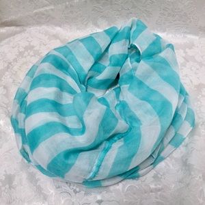 Blue Striped Scarf